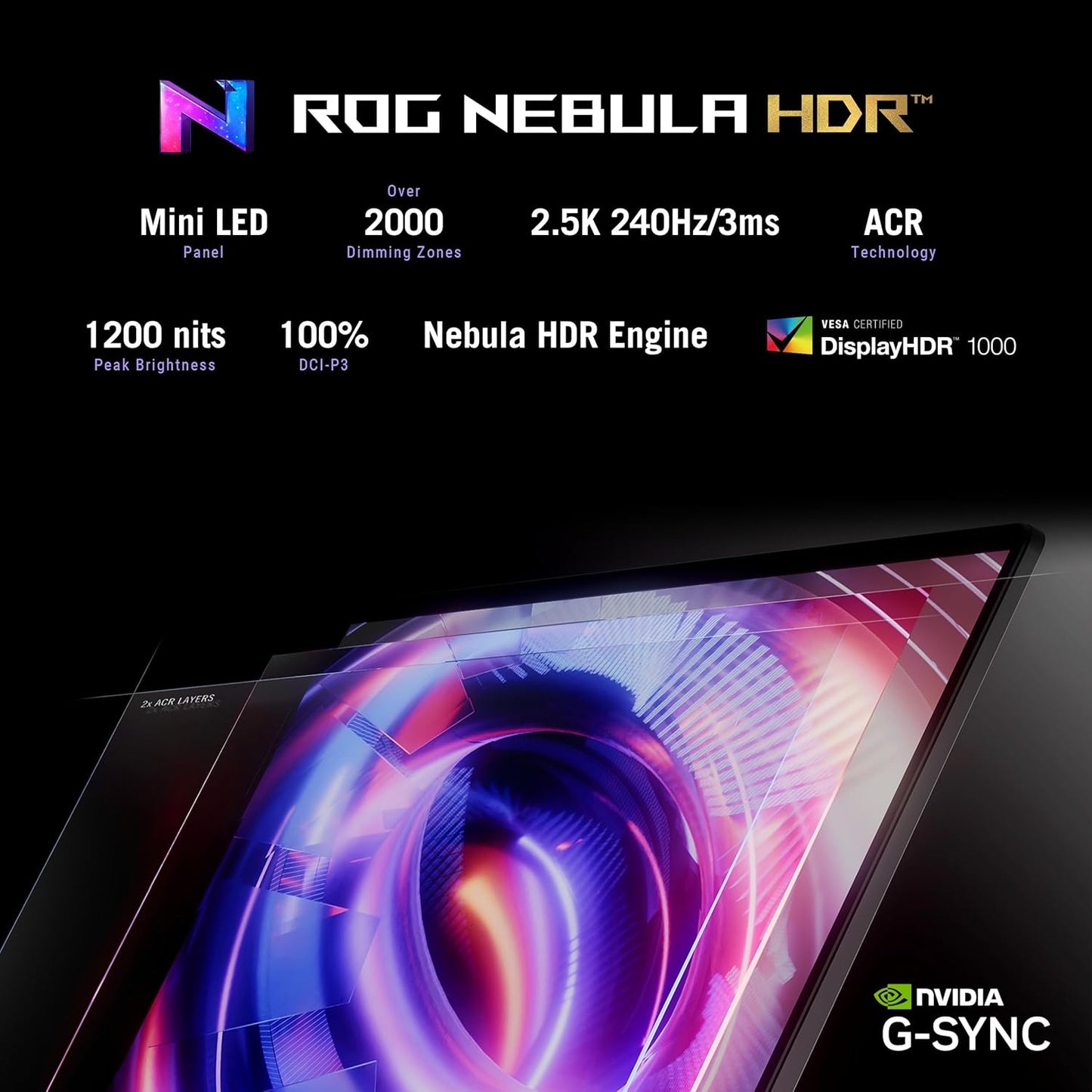 ASUS ROG Strix SCAR 18 (2025) Gaming Laptop, 18” ROG Nebula HDR 16:10 2.5K 240Hz/3ms, NVIDIA GeForce RTX 5090, Intel Core Ultra 9 275HX, 32GB DDR5, 2TB PCIe Gen 4 SSD, Wi-Fi 7, Win 11 Pro, G835LX-XS97 Elite