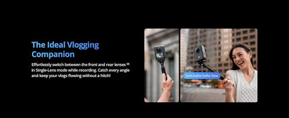 For DJI Osmo 360 WaterProof Action Camera 1-Inch 360° Imaging Native 8K 360° Video 170° Boost Video 120MP 360° Photo Conference Elite