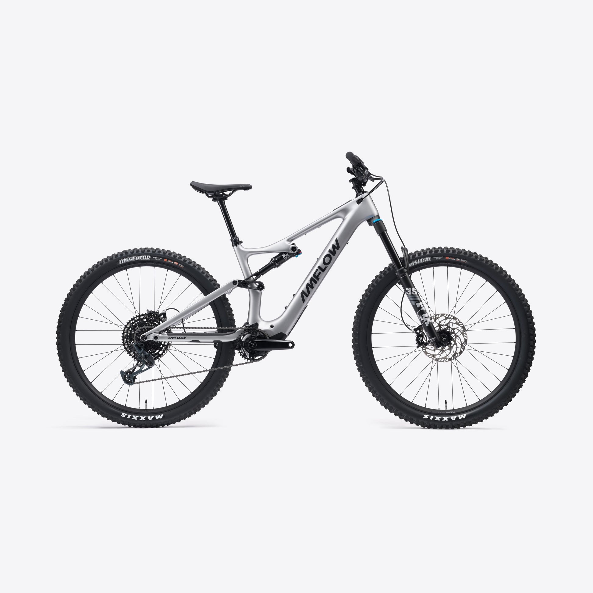 DJI Amflow PL Carbon E-Mountain Bike With DJI Avinox Drive System Built-in LED Control Display Amflow PL Full Suspension Ebike Elite