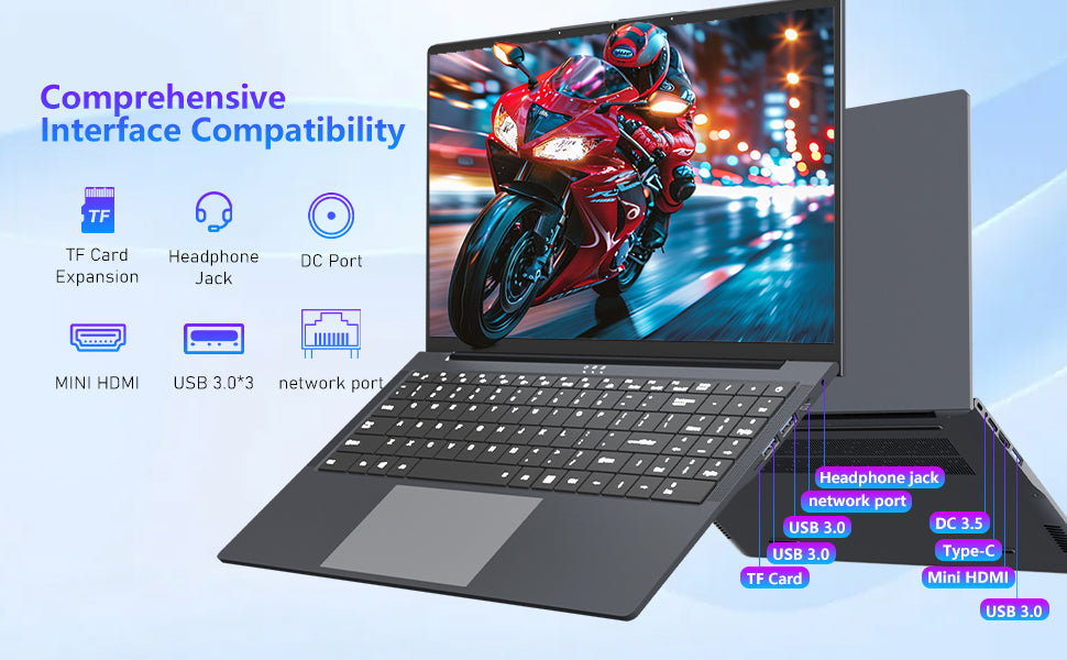 16 Inch Laptop Computer, FHD IPS 1200p Screen, Gaming Laptop i5 (Up to 3.6GHz) for 16GB LPDDR4 RAM 1TB SSD, 180 Angle Open WiFi 5 HDMI Backlit Keyboard UHD Graphics 617 with Numeric Keypad Elite