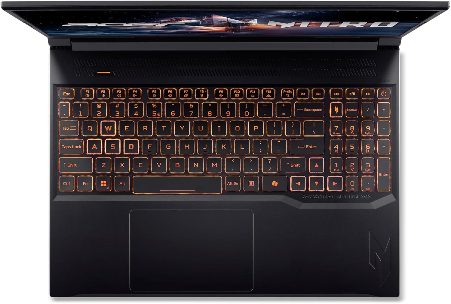 Acer Nitro V Gaming Laptop | Intel Core 9 Processor 270H | NVIDIA GeForce RTX 5070 Laptop GPU | 16" WUXGA IPS 180Hz Display | 32GB DDR5 | 1TB Gen 4 SSD | Wi-Fi 6 | Backlit KB | ANV16-72-933F Elite