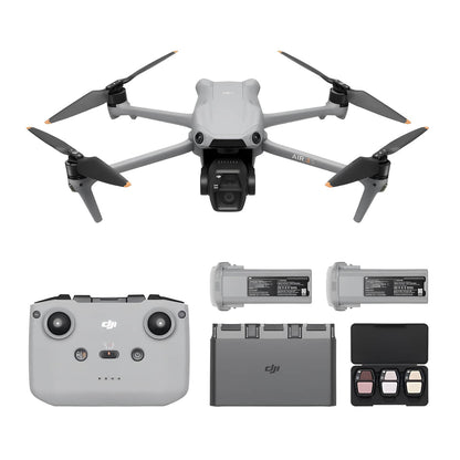 For DJI Air 3S Fly More Combo 4K/60fps HDR Video Nightscape Omnidirectional Obstacle Sensing CMOS Wide-Angle Medium Tele Drone Elite