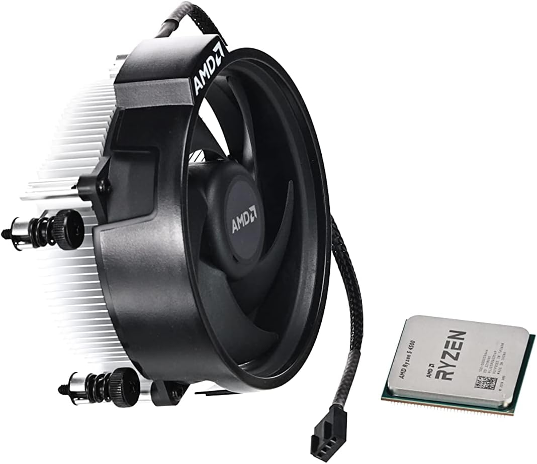 AMD Ryzen 5 4500 6-Core, 12-Thread Unlocked Desktop Processor with Wraith Stealth Cooler Elite