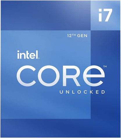 Intel Core i7-12700K Gaming Desktop Processor with Integrated Graphics and 12 (8P+4E) Cores up to 5.0 GHz Unlocked LGA1700 600 Series Chipset 125W Elite