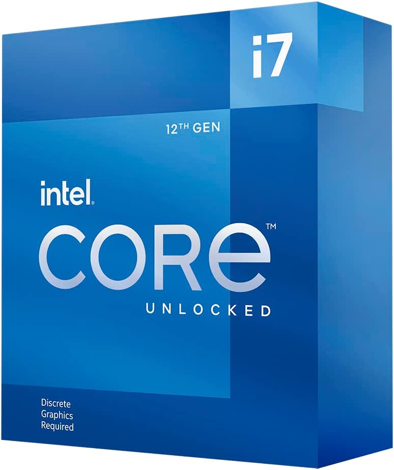 Intel® Core™ i7-12700KF, 12-Core Desktop Processor (8P+4E) up to 5.0GHz, LGA1700 125W 600 Series Chipset Elite