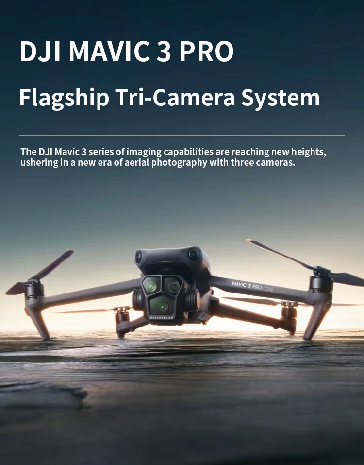 DJIi Mavic 3 Pro Fly More Combo 23-Min Max Flight Time 10km HD Video Transmission Dual Tele Cameras Hasselblad Camera Drone Elite