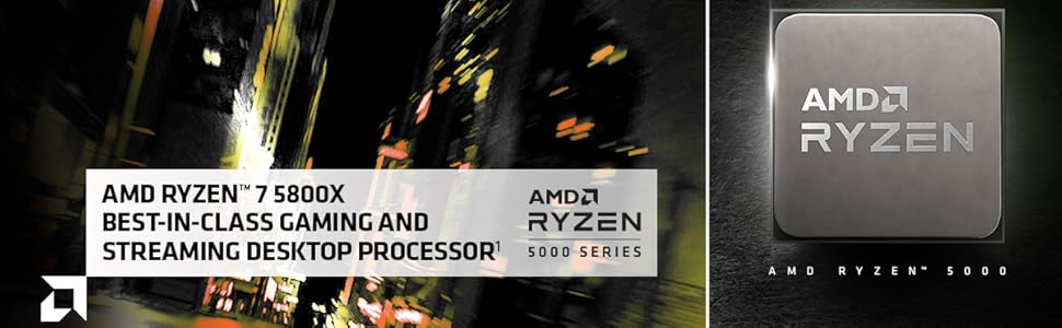 AMD Ryzen 7 5800X 8-core, 16-thread unlocked desktop processor Elite