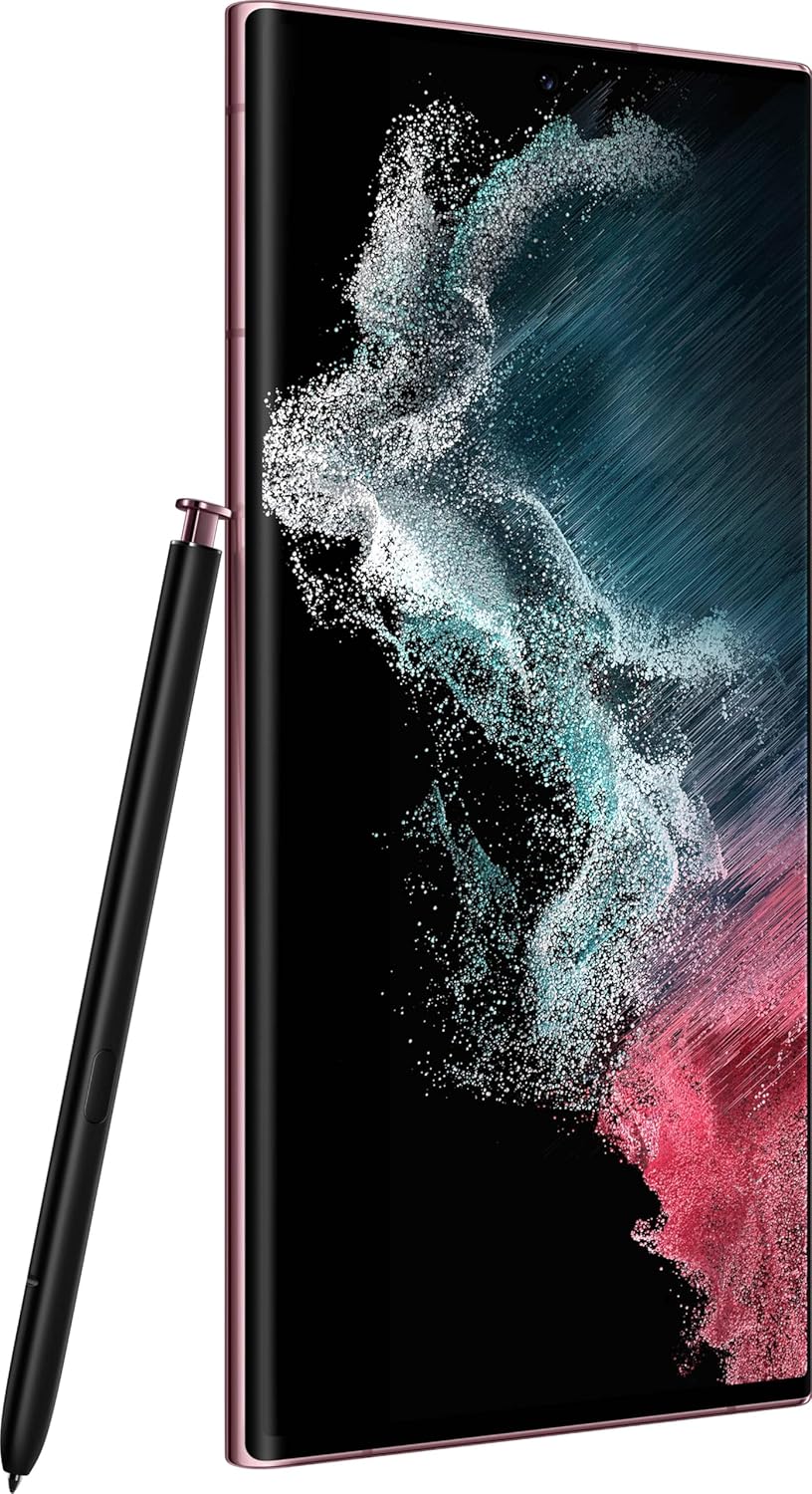 SAMSUNG Galaxy S22 Ultra 5G US 128GB Burgundy Unlocked Elite