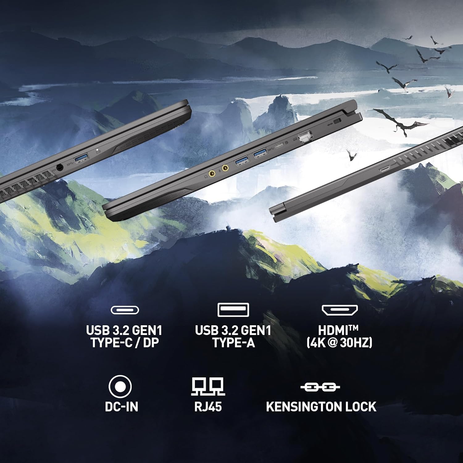 MSI Thin 15 15.6” 144Hz FHD Gaming Laptop: Intel Core i7-13620H, NVIDIA Geforce RTX 4050, 16GB DDR4, 512GB NVMe SSD, WiFi 6E, Win 11: Black B13VE-2678US Elite