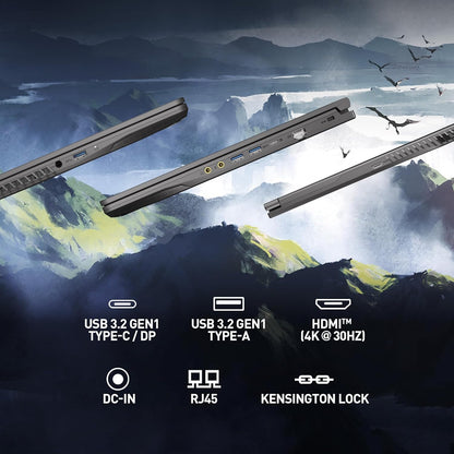 MSI Thin 15 15.6” 144Hz FHD Gaming Laptop: Intel Core i7-13620H, NVIDIA Geforce RTX 4050, 16GB DDR4, 512GB NVMe SSD, WiFi 6E, Win 11: Black B13VE-2678US Elite