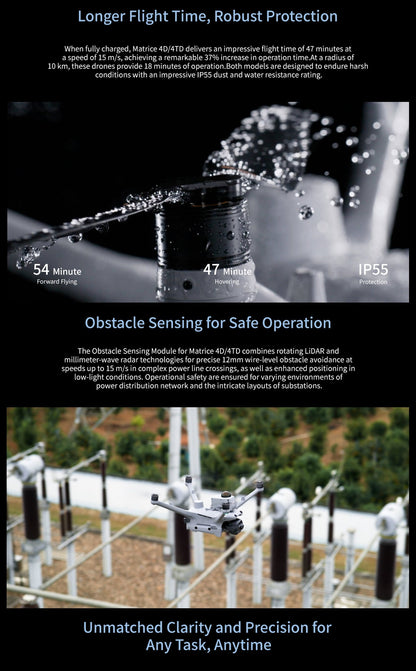 Oversea Edition DJI Dock 3 Drone Station With Matrice 4TD 4D Integrate Environmental Monitoring System Flexible Deployment Dock3 Elite