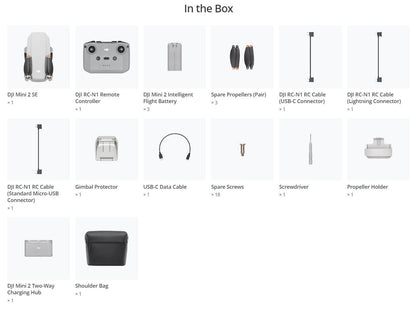 New DJI Mini 2 SE Beginner Drone with Camera 15-20 Minutes Image Transmission Brushless Motor 24 Months Warranty Elite