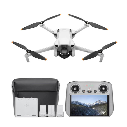 For DJI Mini 3 Fly More Combo Lightweight 4K Camera Drone for Adults 35-min Flight Time 32800ft Video Transmission Vertical Elite