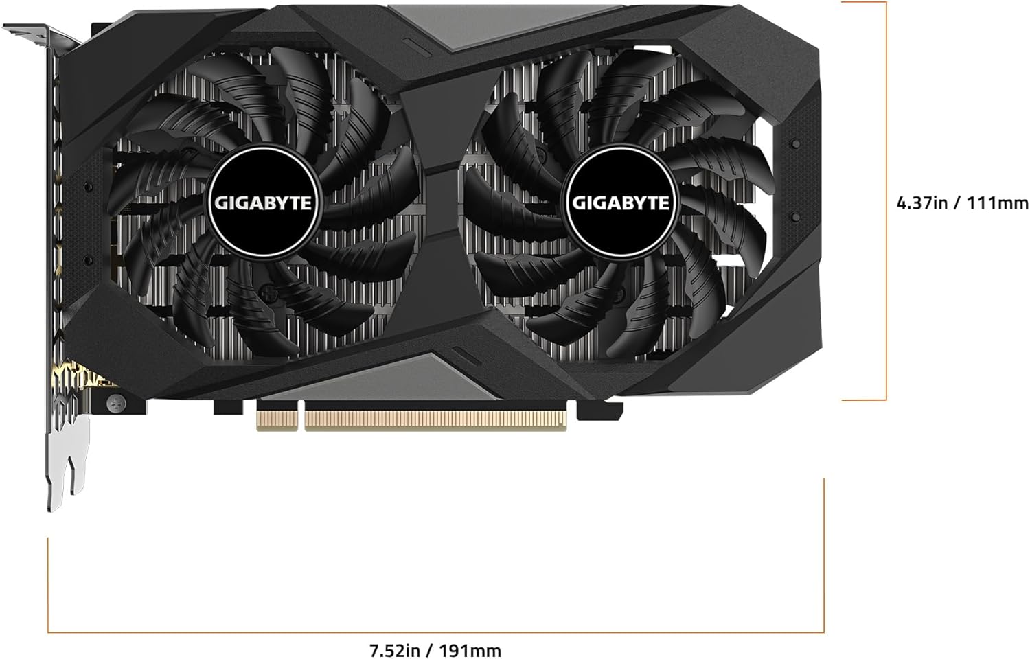 GIGABYTE GeForce RTX 3050 WINDFORCE OC V2 6G Graphics Card, 2X WINDFORCE Fans, 6GB GDDR6 96-bit GDDR6, GV-N3050WF2OCV2-6GD Graphics Card Elite