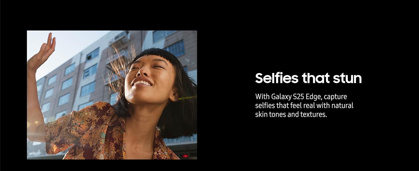 SAMSUNG Galaxy S25 Edge Phone, 512 GB AI Smartphone, Unlocked Android, Night Video, Fast Processor, ProScaler Display, All-Day Battery, 2025, US 1 Yr Manufacturer Warranty, Titanium JetBlack Elite