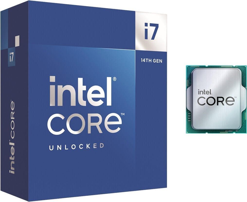 Intel® Core™ i7-14700K New Gaming Desktop Processor 20 cores (8 P-cores + 12 E-cores) with Integrated Graphics - Unlocked Elite