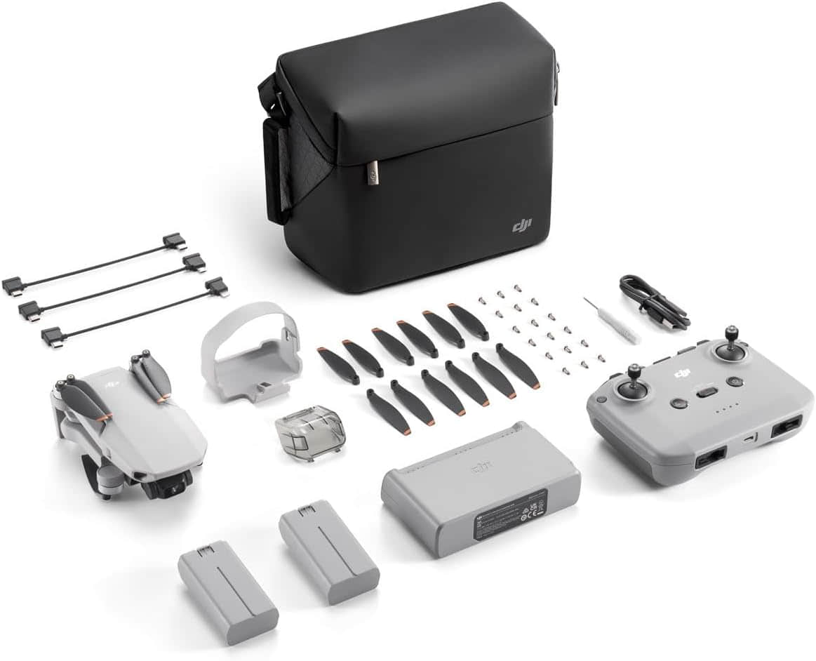 For DJI Mini 2 Drone with 4K Zoom Camera 21-30min Long Range 6-axis Gyro Expert Level Remote Control Plastic Material Elite