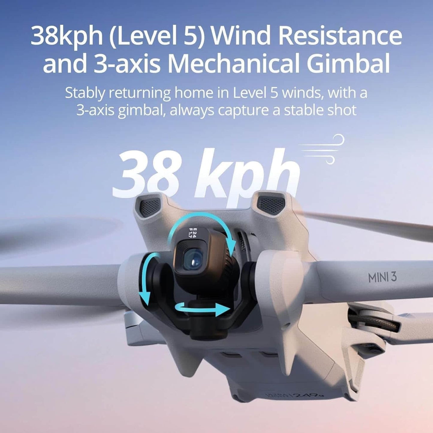DJI Mini 3 Beginner-Friendly RC Drone with Camera 4K HDR Video True Vertical Shooting Enhanced Battery Life for All Skill Levels Elite