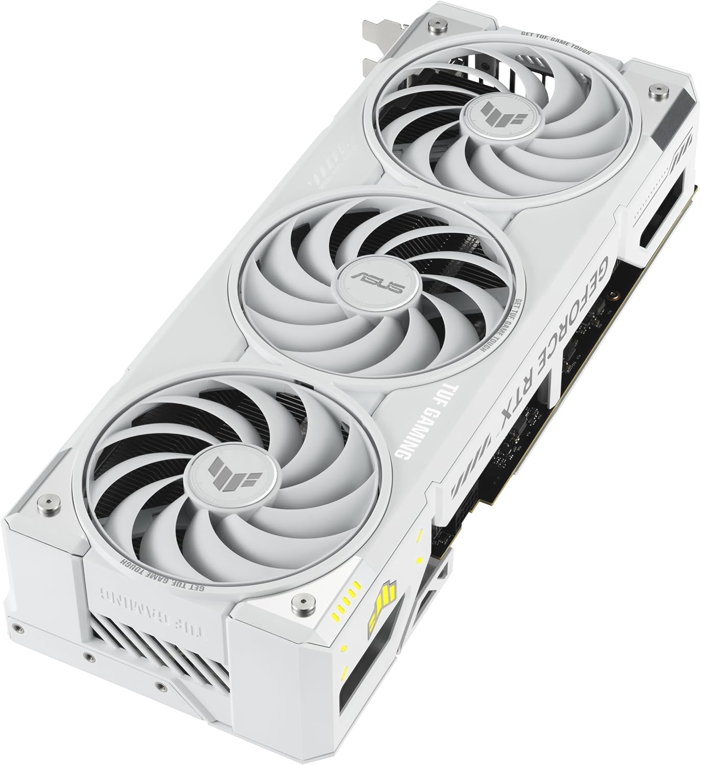 ASUS TUF Gaming GeForce RTX ™ 5070 Ti 16GB GDDR7 White OC Edition Gaming Graphics Card (PCIe® 5.0, HDMI®/DP 2.1, 3.125-slot, Military-Grade Components, Protective PCB Coating, axial-tech Fans) Elite