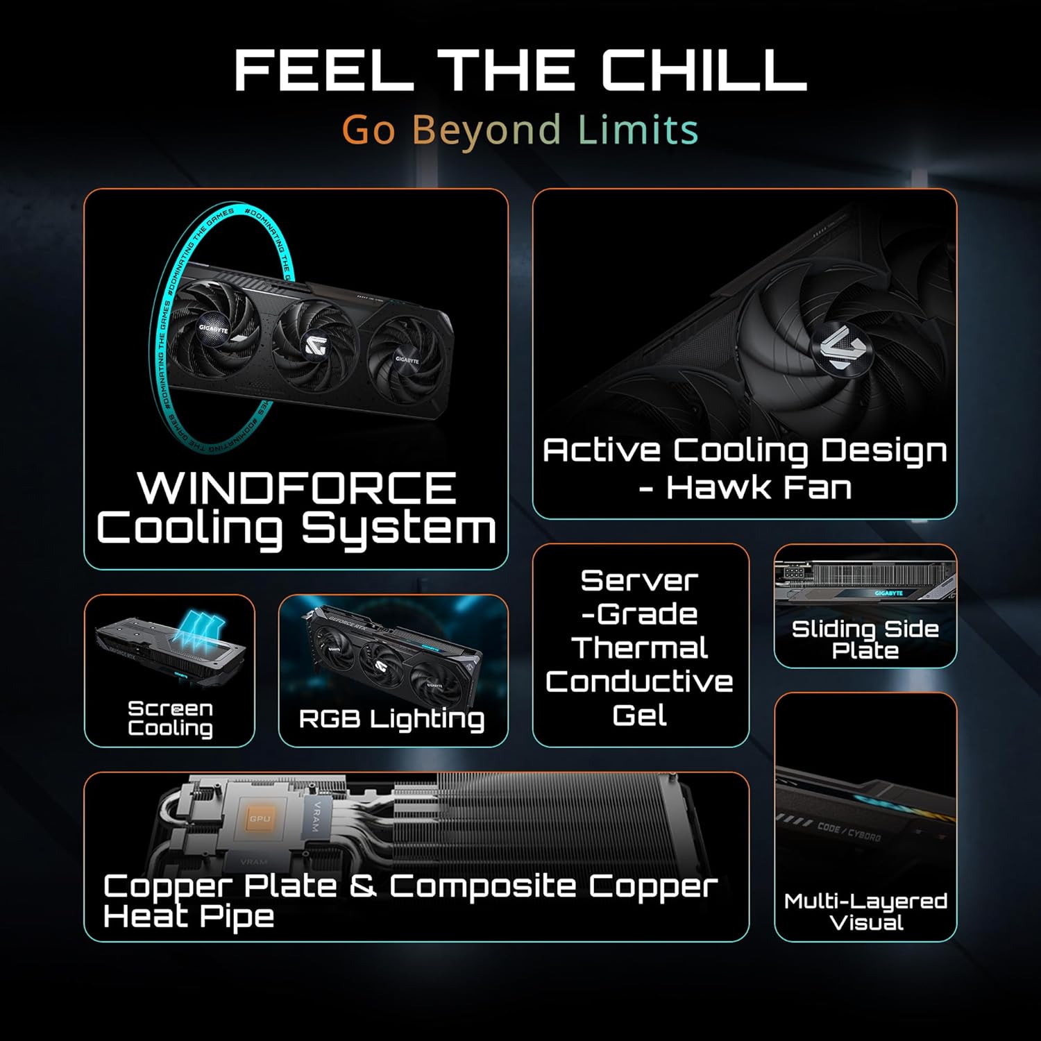 GIGABYTE GeForce RTX 5060 Ti Gaming OC 16G Graphics Card, 16GB 128-bit GDDR7, PCIe 5.0, WINDFORCE Cooling System, GV-N506TGAMING OC-16GD Video Card Elite