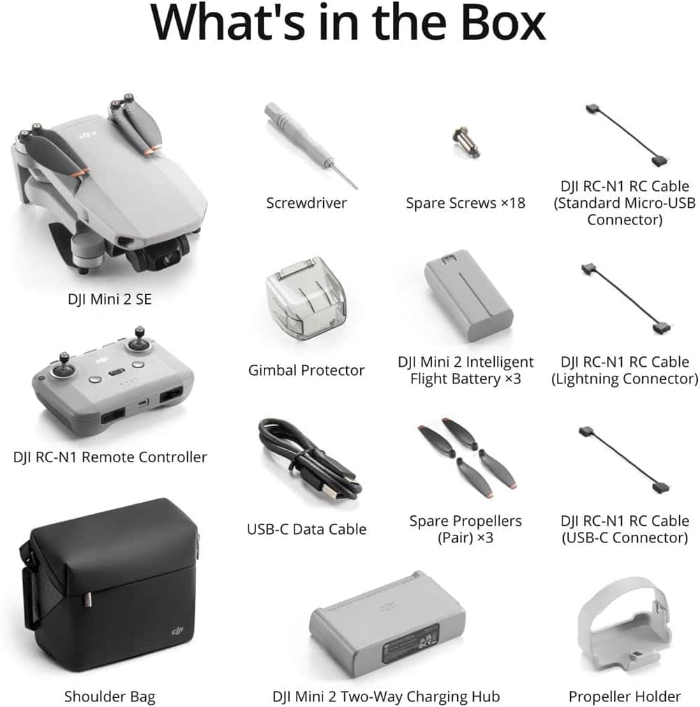 For DJI Mini 2 Drone with 4K Zoom Camera 21-30min Long Range 6-axis Gyro Expert Level Remote Control Plastic Material Elite