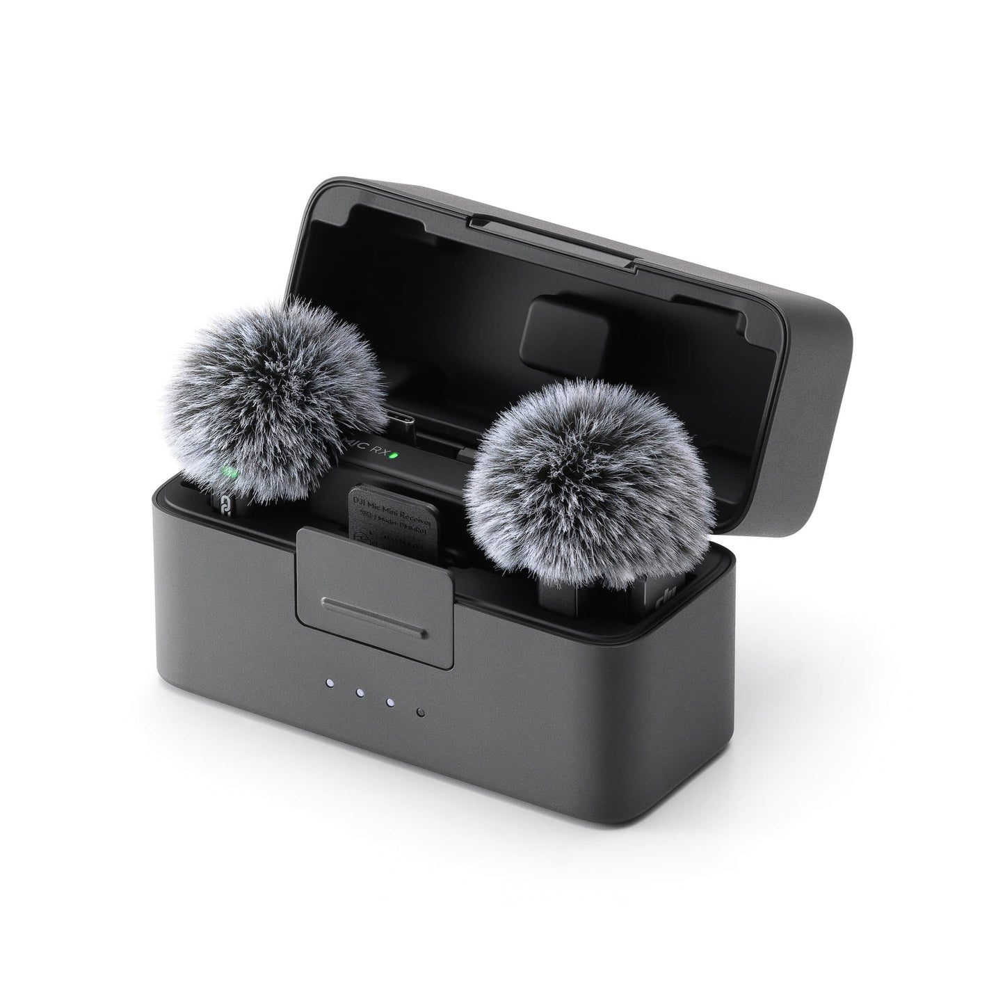 Portable Compact DJI Mic 250m Range Condenser Microphone Dual-Channel Recording 14 Hours Onboard Memory Wireless Communication Elite