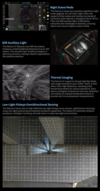 DJI Matrice 4t universal drone Matrice 4 Enterprise Dron with 25km O4 Transmission and Enhanced GNSS 30fps Video Recording Elite