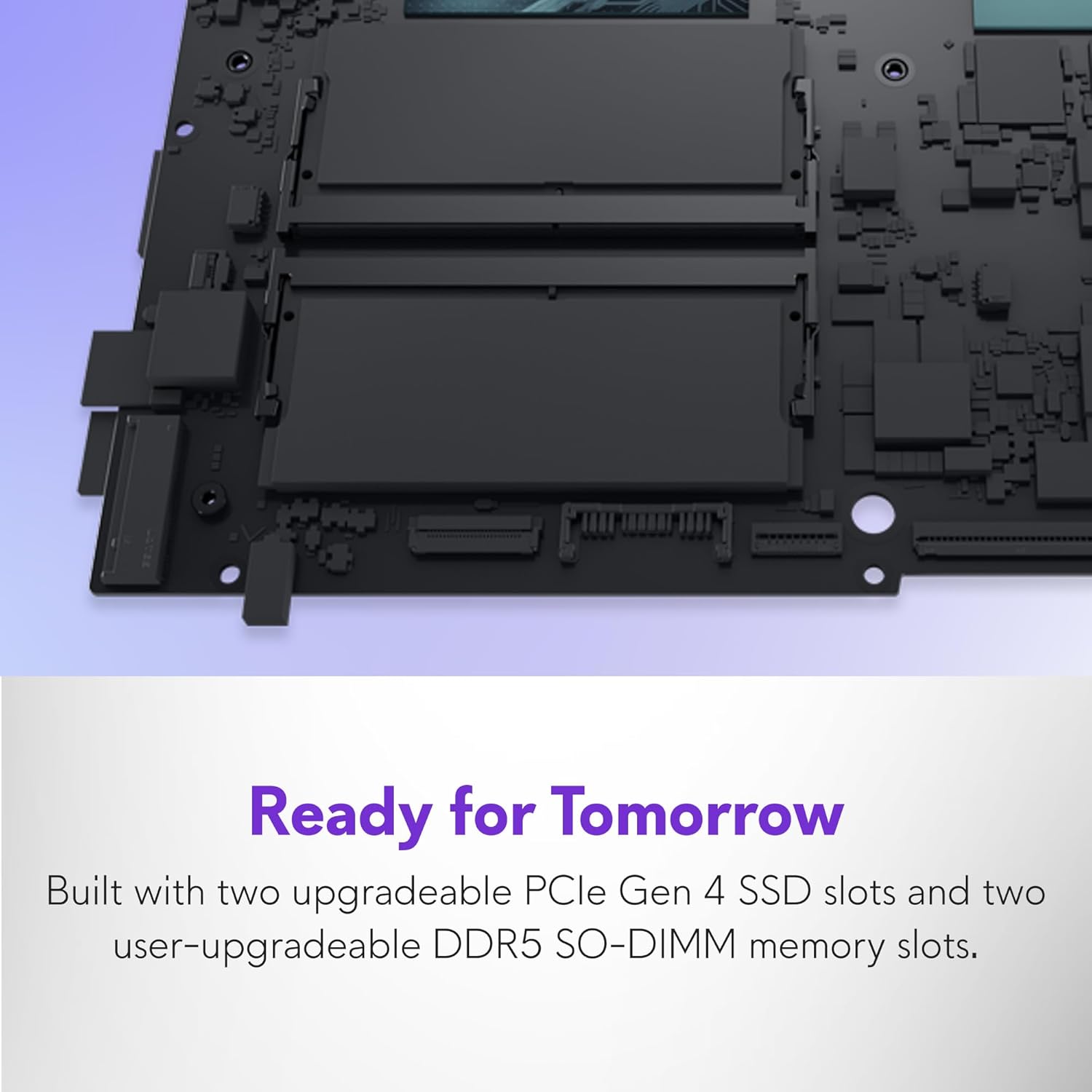 Alienware 16 Aurora Gaming Laptop AC16250-16" WQXGA 120Hz Display, Intel Core 7-240H Processor, 16GB DDR5 RAM, 1TB SSD, NVIDIA GeForce RTX 5050 8GB Graphics, Windows 11 Home, Onsite Service - Blue Elite