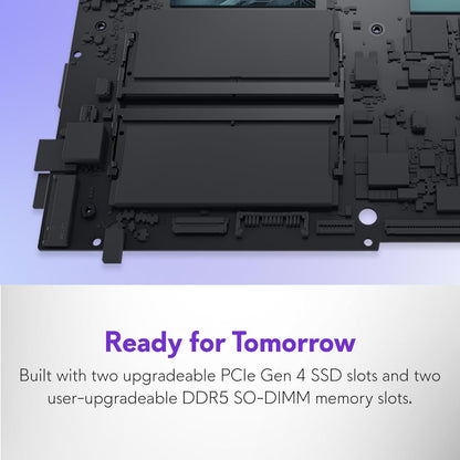 Alienware 16 Aurora Gaming Laptop AC16250-16" WQXGA 120Hz Display, Intel Core 7-240H Processor, 16GB DDR5 RAM, 1TB SSD, NVIDIA GeForce RTX 5050 8GB Graphics, Windows 11 Home, Onsite Service - Blue Elite