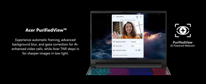 Acer Nitro V 16S AI Gaming Laptop | AMD Ryzen 7 260 Processor | NVIDIA GeForce RTX 5060 Laptop GPU (572 AI Tops) | 16" WUXGA IPS 180Hz Display | 32GB DDR5 | 1TB Gen 4 SSD | Wi-Fi 6 | ANV16S-41-R2AJ Elite