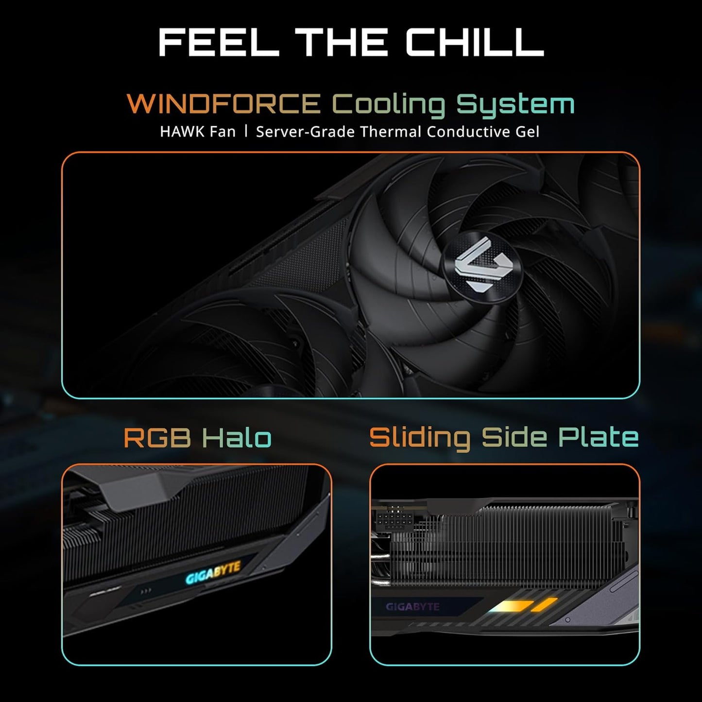 GIGABYTE GeForce RTX 5080 Gaming OC 16G Graphics Card, WINDFORCE Cooling System, 16GB 256-bit GDDR7, GV-N5080GAMING OC-16GD Video Card Elite