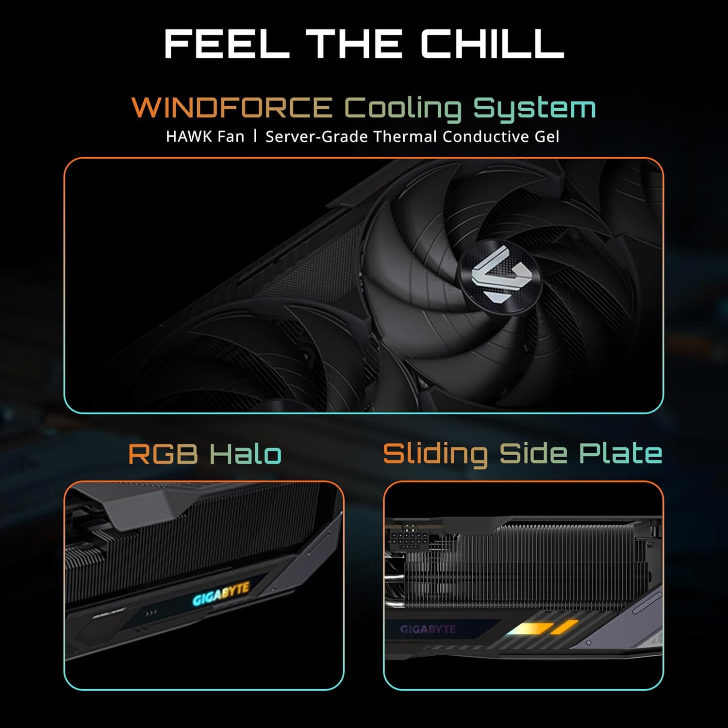 GIGABYTE GeForce RTX 5080 Gaming OC 16G Graphics Card, WINDFORCE Cooling System, 16GB 256-bit GDDR7, GV-N5080GAMING OC-16GD Video Card Elite