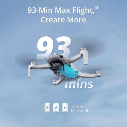 DJI Mini 4K Lightweight (<249g) Camera 10km Image Transmission 38kph Wind Resistance Stable Hovering for Beginners Remote Elite