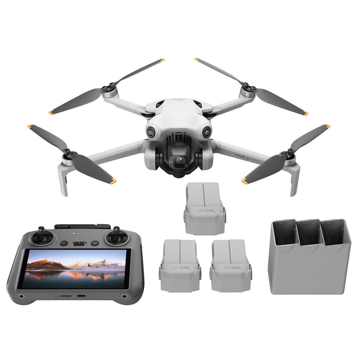 DJI Mini 4 Pro Fly More Combo RC 2 FHD Video Transmission 10km Range Omnidirectional Drones for Beginners 249g Remote FTDISCIPT Elite