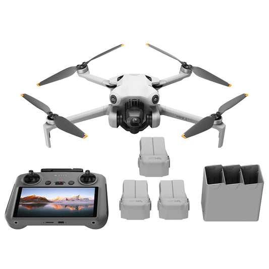 DJI Mini 4 Pro Fly More Combo RC 2 FHD Video Transmission 10km Range Omnidirectional Drones for Beginners 249g Remote FTDISCIPT Elite