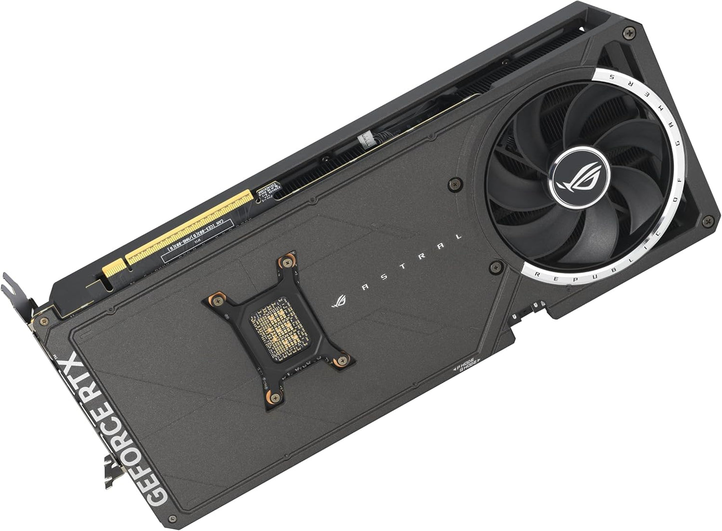 ASUS ROG Astral GeForce RTX™ 5080 OC Edition Gaming Graphics Card (PCIe® 5.0, 16GB GDDR7, HDMI®/DP 2.1, 3.8-Slot, 4-Fan Design, Axial-tech Fans, Patented Vapor Chamber, Phase-Change GPU Thermal pad) Elite