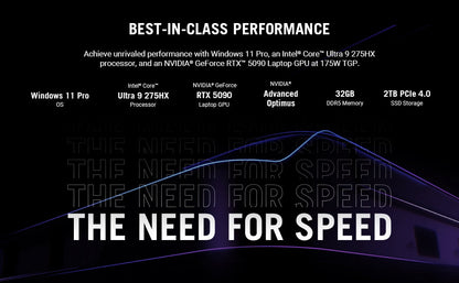 ASUS ROG Strix SCAR 18 (2025) Gaming Laptop, 18” ROG Nebula HDR 16:10 2.5K 240Hz/3ms, NVIDIA GeForce RTX 5090, Intel Core Ultra 9 275HX, 32GB DDR5, 2TB PCIe Gen 4 SSD, Wi-Fi 7, Win 11 Pro, G835LX-XS97 Elite