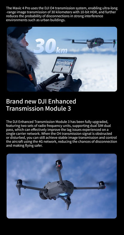 DJI Mavic 4 Pro 512GB Creator Combo (with DJI RC Pro 2, Enhanced Video Transmission) Elite