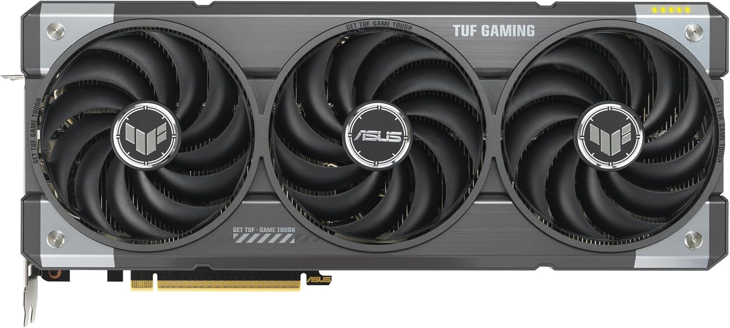ASUS TUF Gaming GeForce RTX ™ 5070 Ti 16GB GDDR7 OC Edition Gaming Graphics Card (PCIe® 5.0, HDMI®/DP 2.1, 3.125-slot, Military-Grade Components, Protective PCB Coating, axial-tech Fans) Elite
