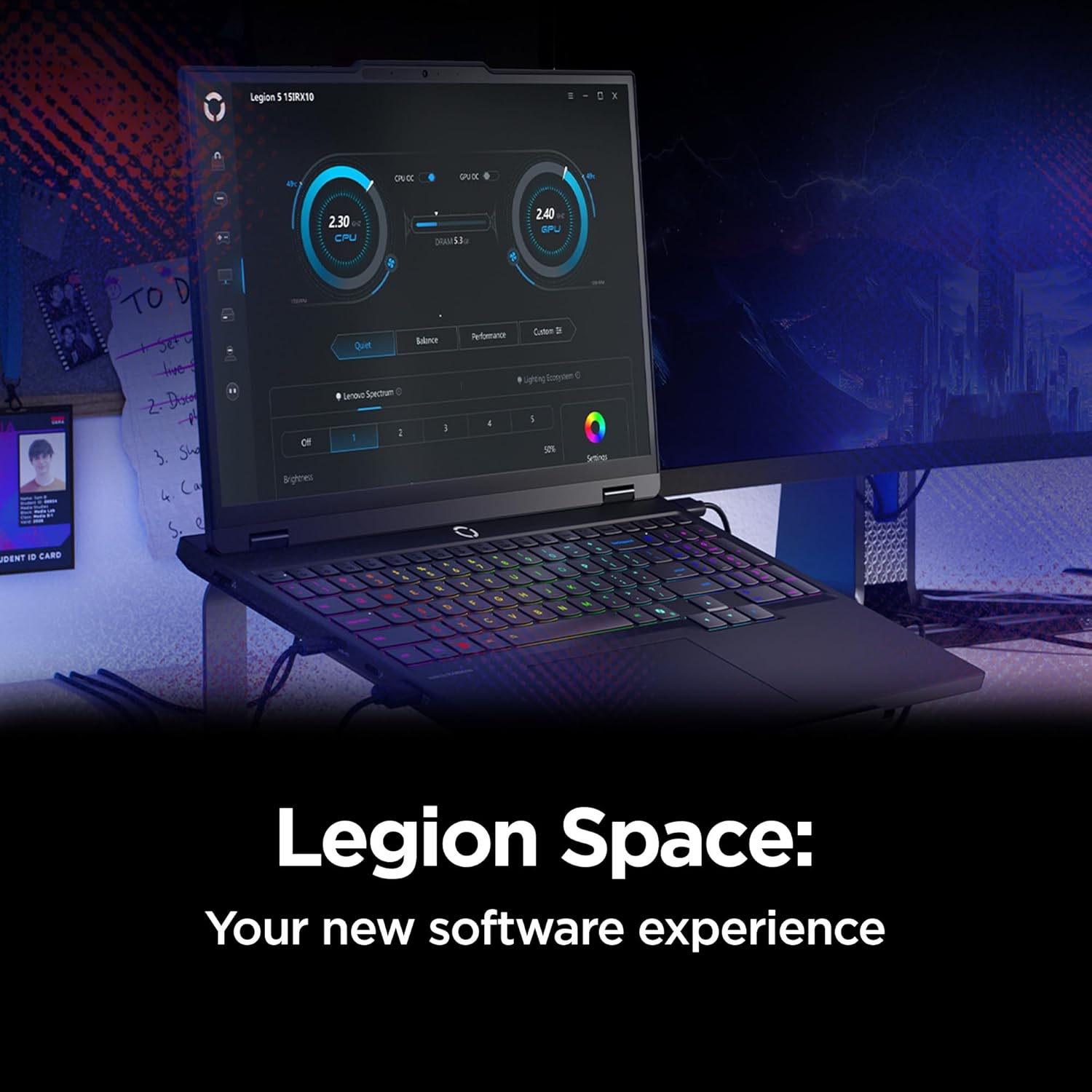 Lenovo Legion 5i – Gaming Laptop - Intel® Core™ i7-14700HX - 15" 2.5K WQXGA PureSight OLED Display–165Hz Refresh Rate–NVIDIA® GeForce RTX™ 5070 – 16 GB Memory – 1 TB Storage – 3 Months of PC GamePass Elite
