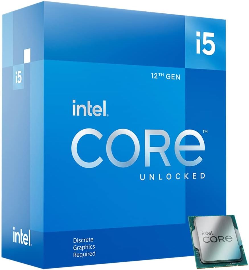 Intel Core i5-12600KF Desktop Processor 10 (6P+4E) Cores up to 4.9 GHz Unlocked LGA1700 600 Series Chipset 125W Elite