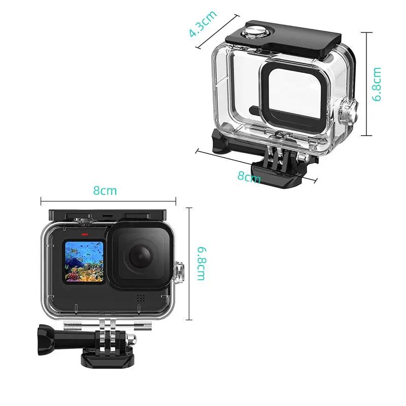 HONGDAK WaterProof Housing  for Go Pro Hero 12/Hero 11 Black/Hero 10 Black/Hero 9 Black,Protective Underwater Dive Elite