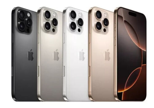 Apple iPhone 16 Pro Max, 256GB, Titanium - Unlocked - E sim version Elite