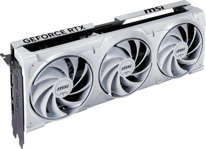 MSI Gaming RTX 5080 16G Ventus 3X OC White Graphics Card (16GB GDDR7, 256-bit, Extreme Clock TBD MHz, DisplayPort x 3 2.1a, HDMI 2.1b, NVIDIA Blackwell Architecture) Elite