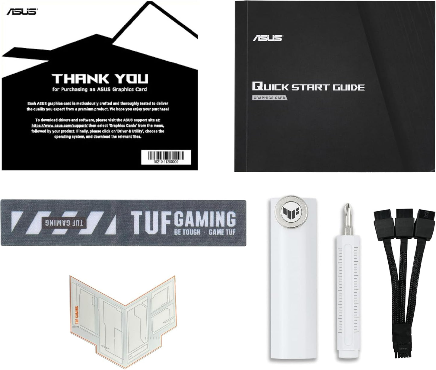 ASUS TUF Gaming GeForce RTX ™ 5070 Ti 16GB GDDR7 White OC Edition Gaming Graphics Card (PCIe® 5.0, HDMI®/DP 2.1, 3.125-slot, Military-Grade Components, Protective PCB Coating, axial-tech Fans) Elite