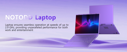 2025 16 Inch Gaming Laptop N5095 (Up to 2.9 GHz) 12GB+512GB SSD Support 1TB Expand Win 11 Laptops 1920 * 1200 FHD Screen 5G WiFi BT 4.2 Webcam Cooling Fan Numeric Keypad-Purple Elite