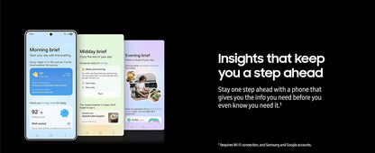 SAMSUNG Galaxy S25 Edge Cell Phone, 256 GB AI Smartphone, Unlocked Android, Night Video, Fast Processor, ProScaler Display, All-Day Battery, 2025, US 1 Yr Manufacturer Warranty, Titanium Silver Elite