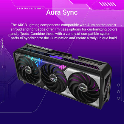 ASUS ROG Strix GeForce RTX 5070 Ti OC Edition 16GB GDDR7 Graphics Card (PCIe 5.0, HDMI/DP 2.1, 3.2-slot, Axial-tech fans, MaxContact design with vapor chamber, phase-change GPU thermal pad, aura sync) Elite