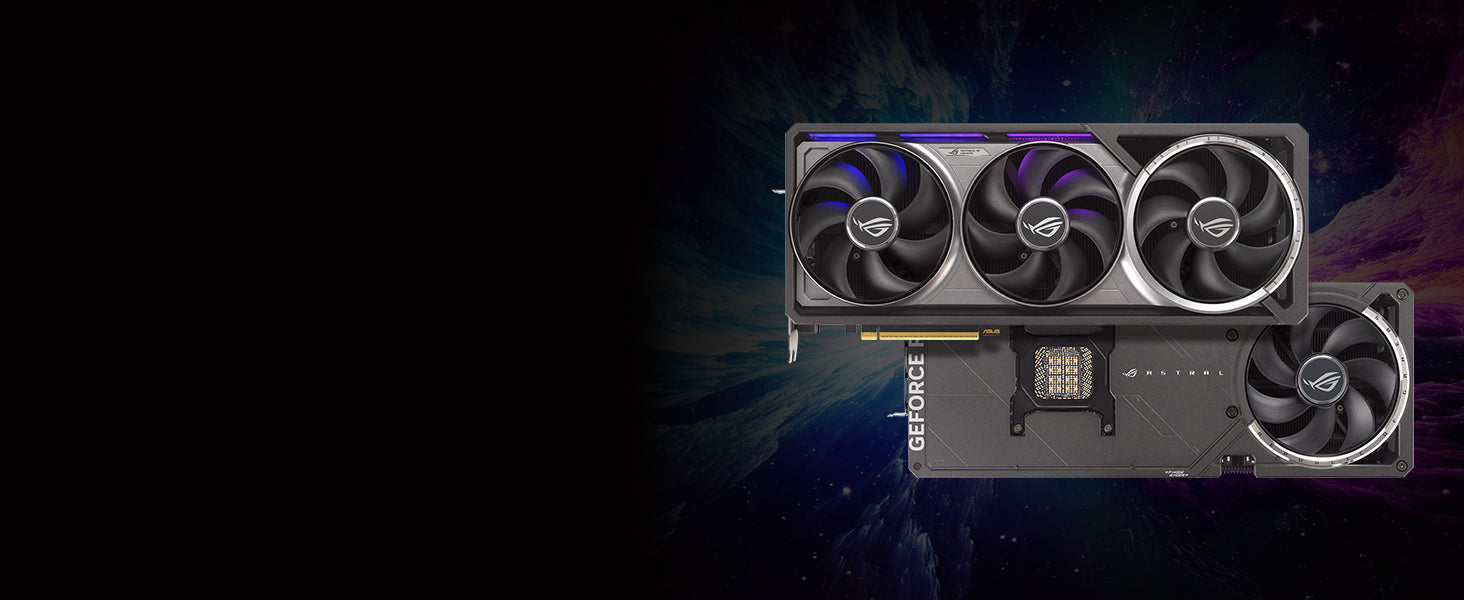 ASUS ROG Astral GeForce RTX™ 5090 OC Edition Gaming Graphics Card (PCIe® 5.0, 32GB GDDR7, HDMI®/DP 2.1, 3.8-Slot, 4-Fan Design, Axial-tech Fans, Patented Vapor Chamber, Phase-Change GPU Thermal pad) Elite