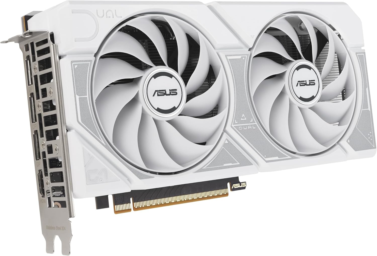 ASUS Dual GeForce RTX™ 5060 8GB GDDR7 White Edition (PCIe 5.0, 8GB GDDR7, DLSS 4, HDMI 2.1b, DisplayPort 2.1b, 2.5-Slot, Axial-tech Fan Design, 0dB Technology, Dual BIOS and More) Elite